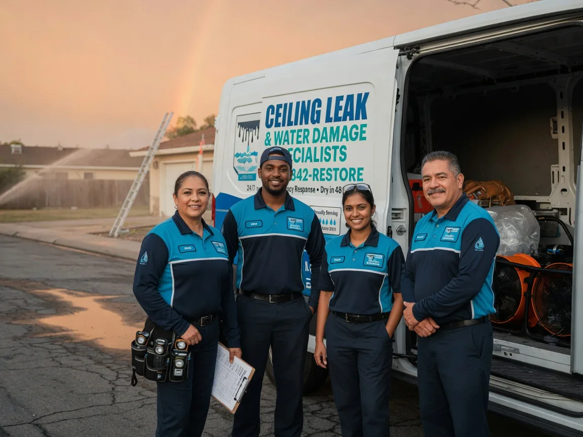 Ceiling Leak Cleanup company in Four States, WV